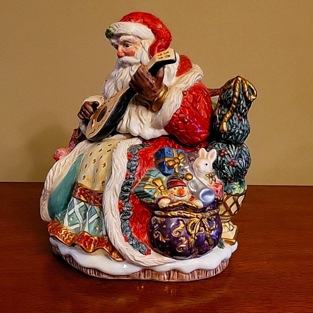 Fitz & Floyd santa cookie jar